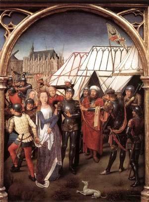 Hans Memling - St Ursula Shrine- Martyrdom (scene 6) 1489