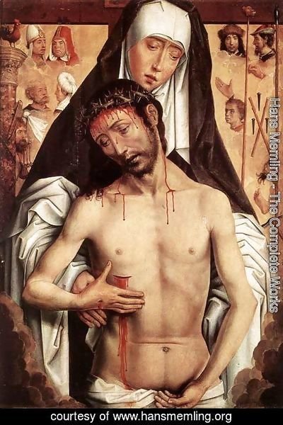 Hans Memling - The Virgin Showing the Man of Sorrows 1475 or 1479