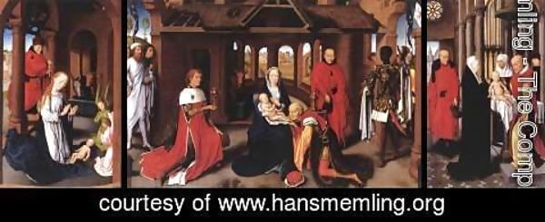 Hans Memling - Triptych c. 1470