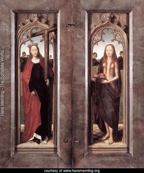 Triptych of Adriaan Reins (closed) 1480