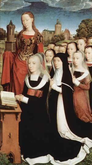 Hans Memling - Triptych of the Family Moreel (right wing) 1484