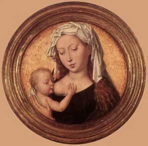 Hans Memling - Virgin Suckling the Child 1487-90