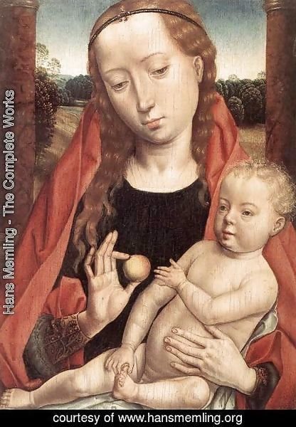 Hans Memling - Virgin with the Child Reaching for his Toe 1490s
