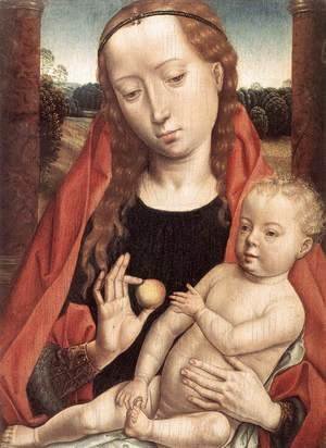 Hans Memling - Virgin with the Child Reaching for his Toe 1490s